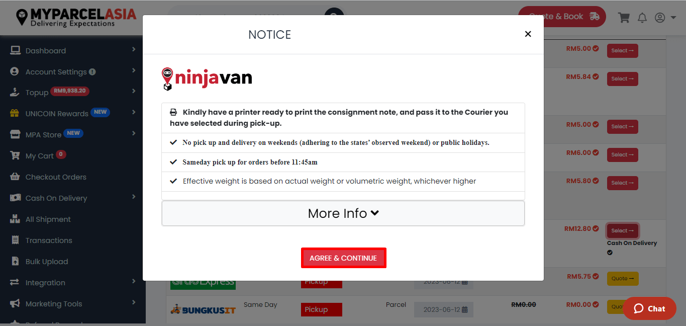 How to cash on delivery step-5
