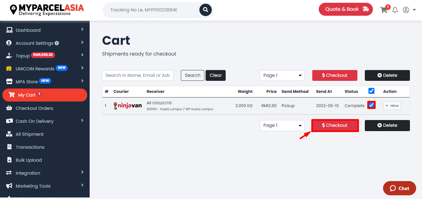 How to cash on delivery step-11