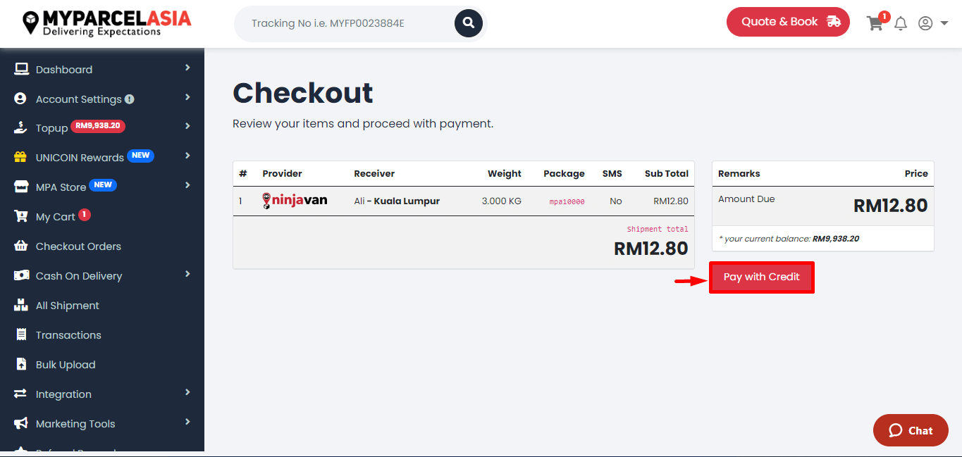 How to cash on delivery step-12