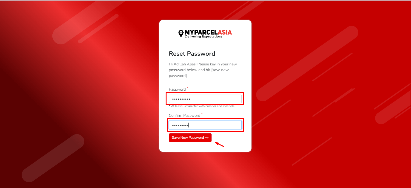 How to login step-6