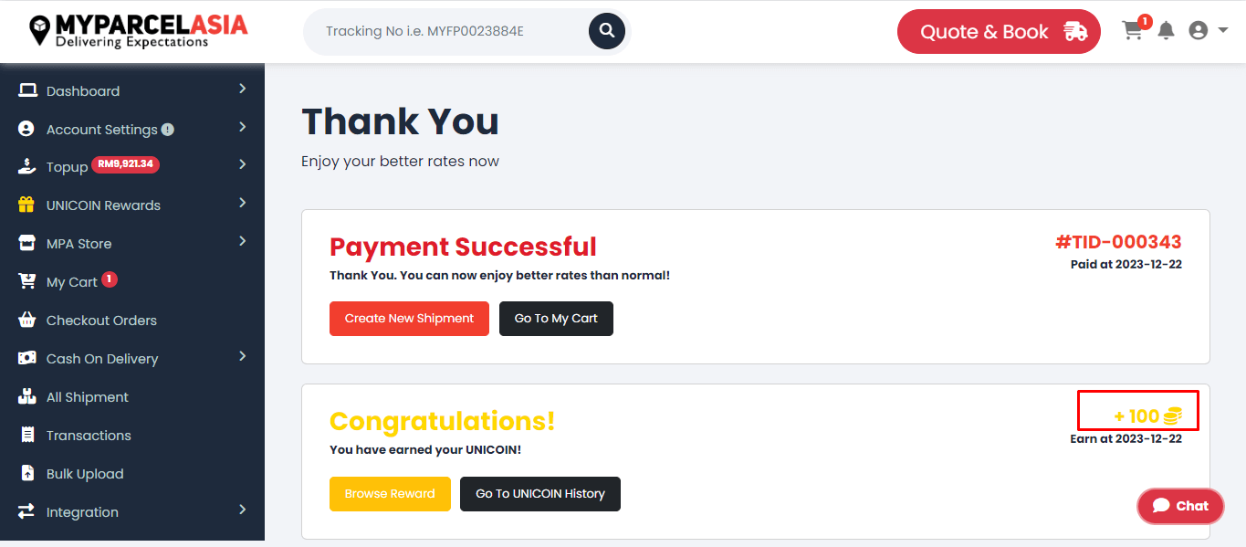 How to earn UNICOIN step-4
