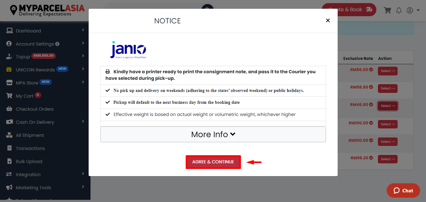 Create international delivery step-5